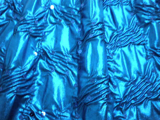 5.Royal Blue Crincle Lame With Sequins